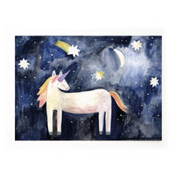 Postcard Alba Unicorn