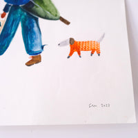 Original illustration December Elsi