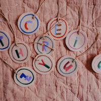 Pendant letters MADE TO ORDER