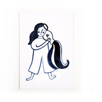 Postcard Zodiac Sign Virgo