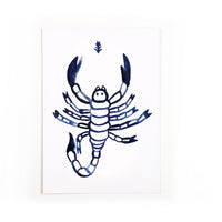 Postcard Zodiac Sign Scorpio