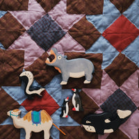 Wooden Animal Hippopotamus