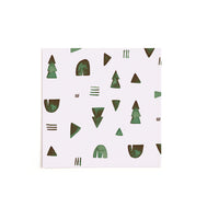 Square postcard Abstract Christmas