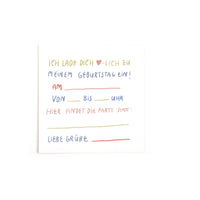 Invitation card pony