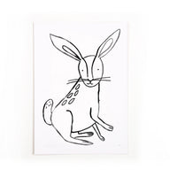 Postkarte Ostern zum Ausmalen