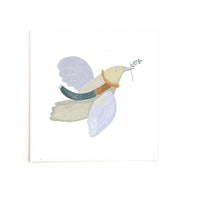 Large Square Postcard Pigeon