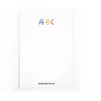 Postcard set for coloring - SCHOOLCHILD