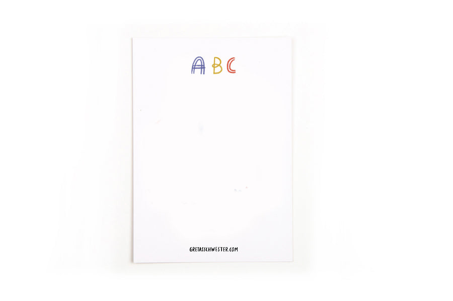 Postcard set for coloring - SCHOOLCHILD