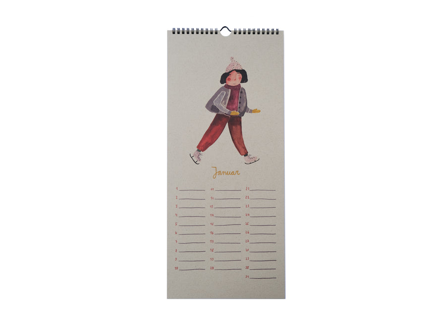 Birthday calendar - A year with Elsi