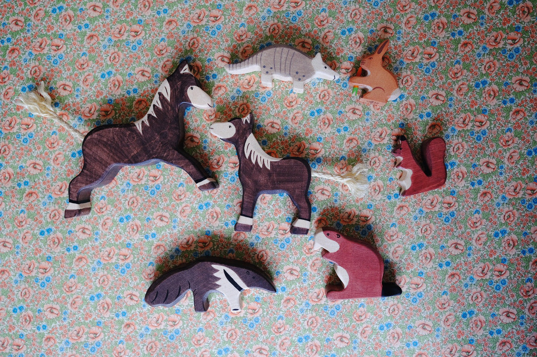 wooden animal squirrel