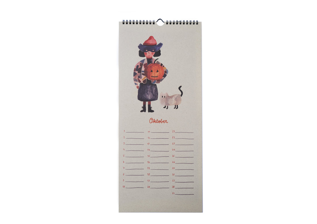 Birthday calendar - A year with Elsi
