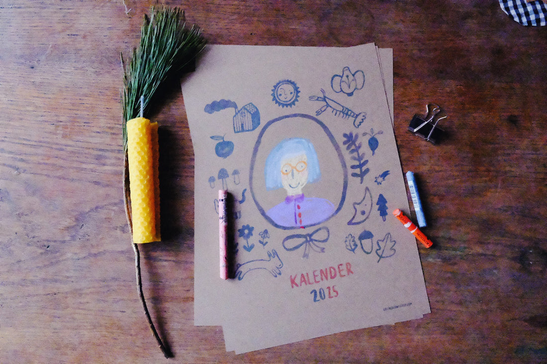 Annual calendar 2025 to design yourself [Download/Printable]