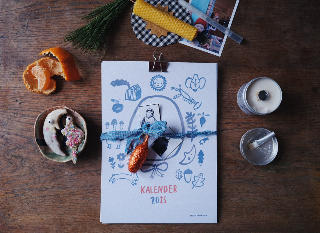 Annual calendar 2025 to design yourself [Download/Printable]