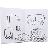 Wild ABC Coloring Book