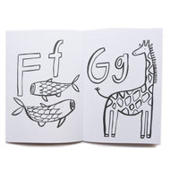 Wild ABC Coloring Book