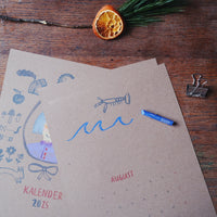 Annual calendar 2025 to design yourself [Download/Printable]