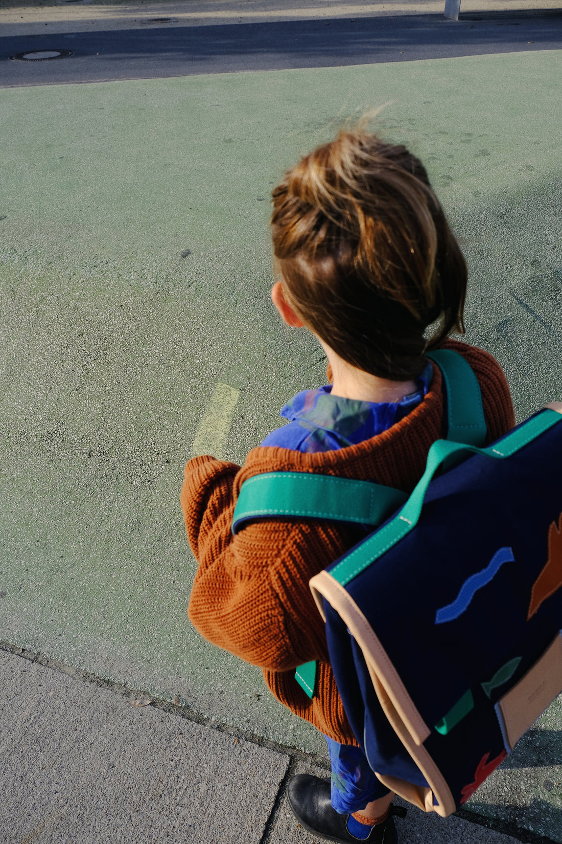 Hänska x Gretas Sister School Bag Blue 