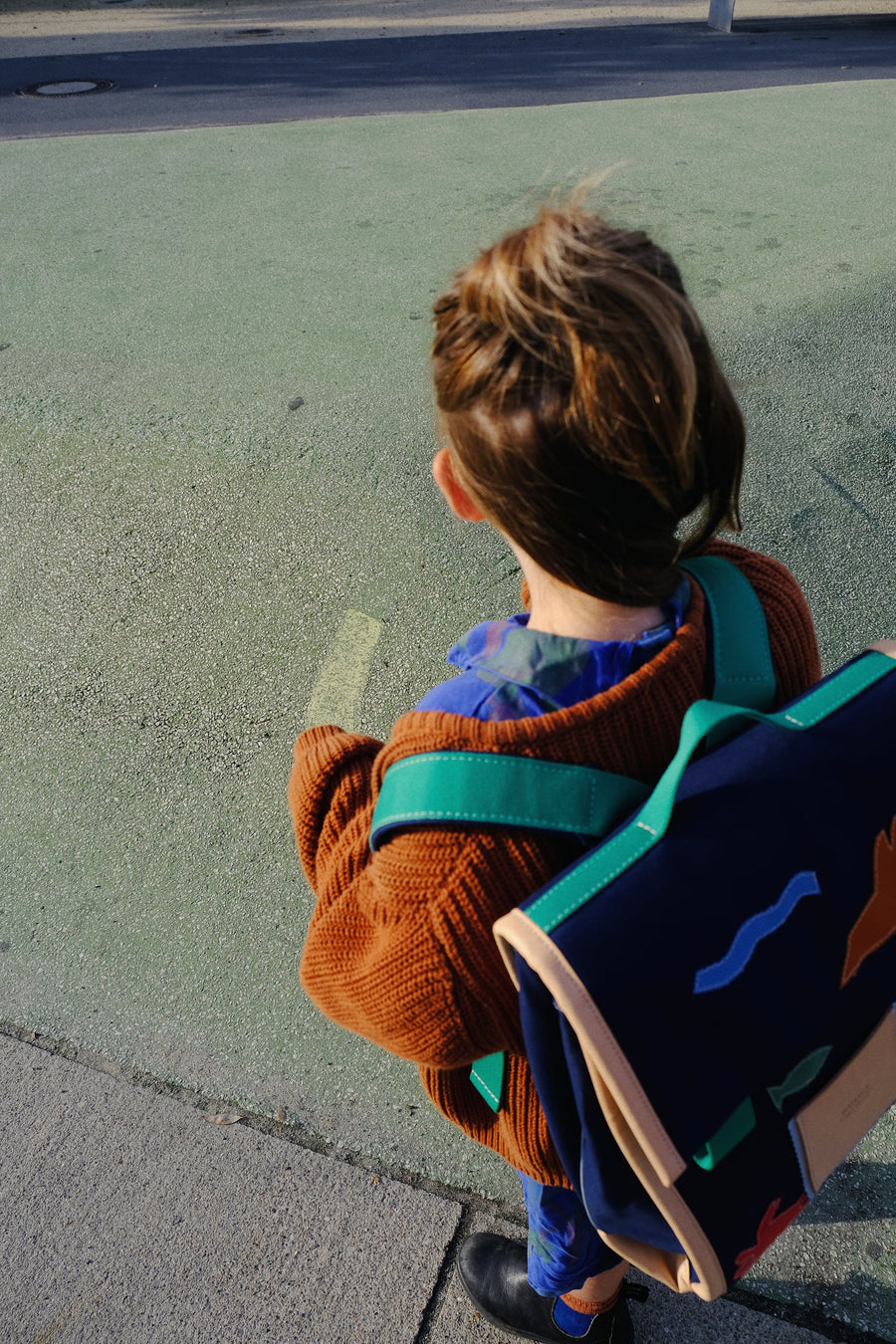 Hänska x Gretas Sister School Bag Blue 