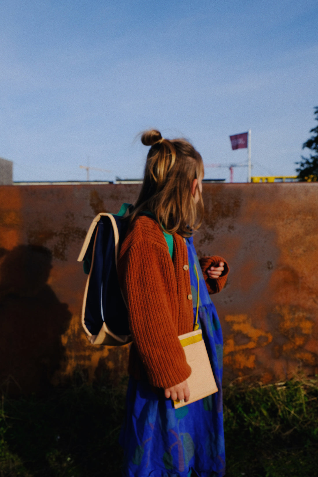 Hänska x Gretas Sister School Bag Blue 