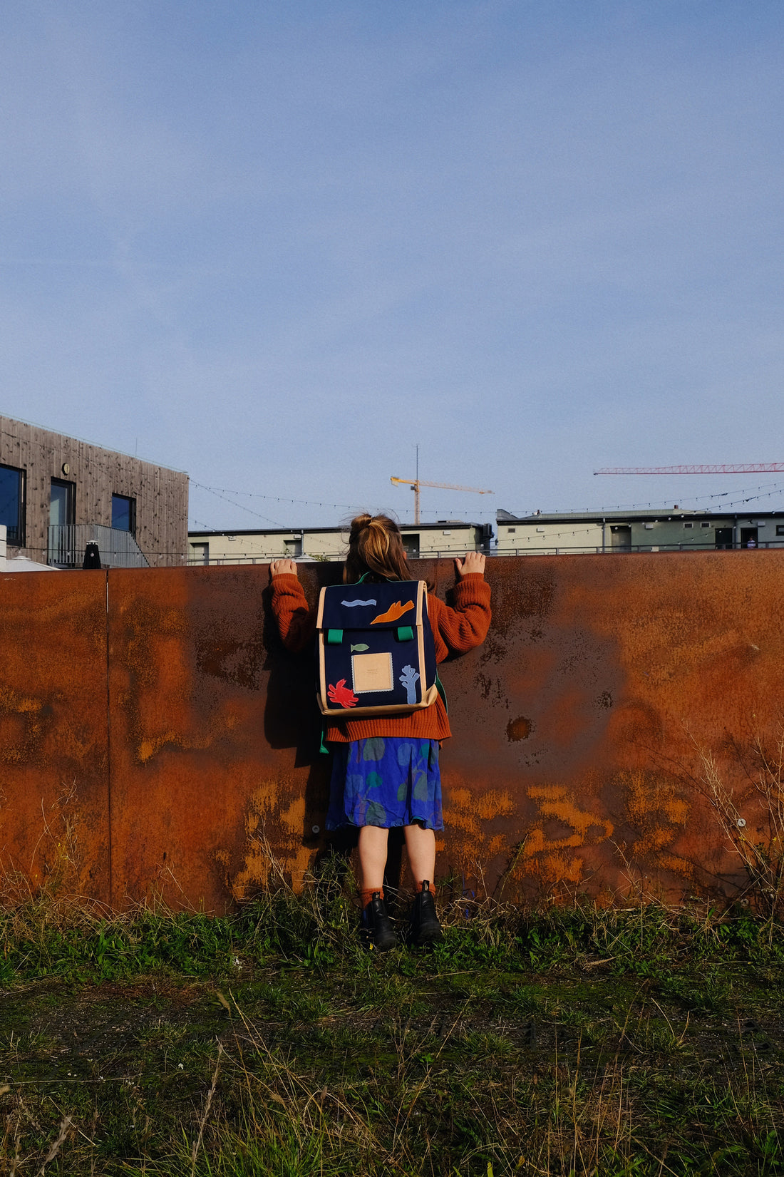 Hänska x Gretas Sister School Bag Blue 