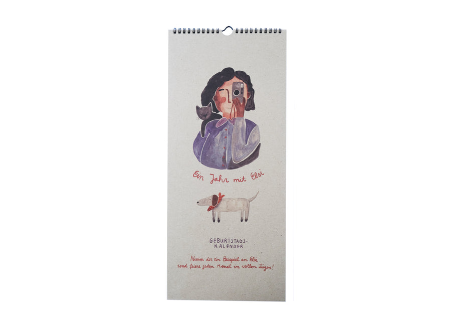 Birthday calendar - A year with Elsi