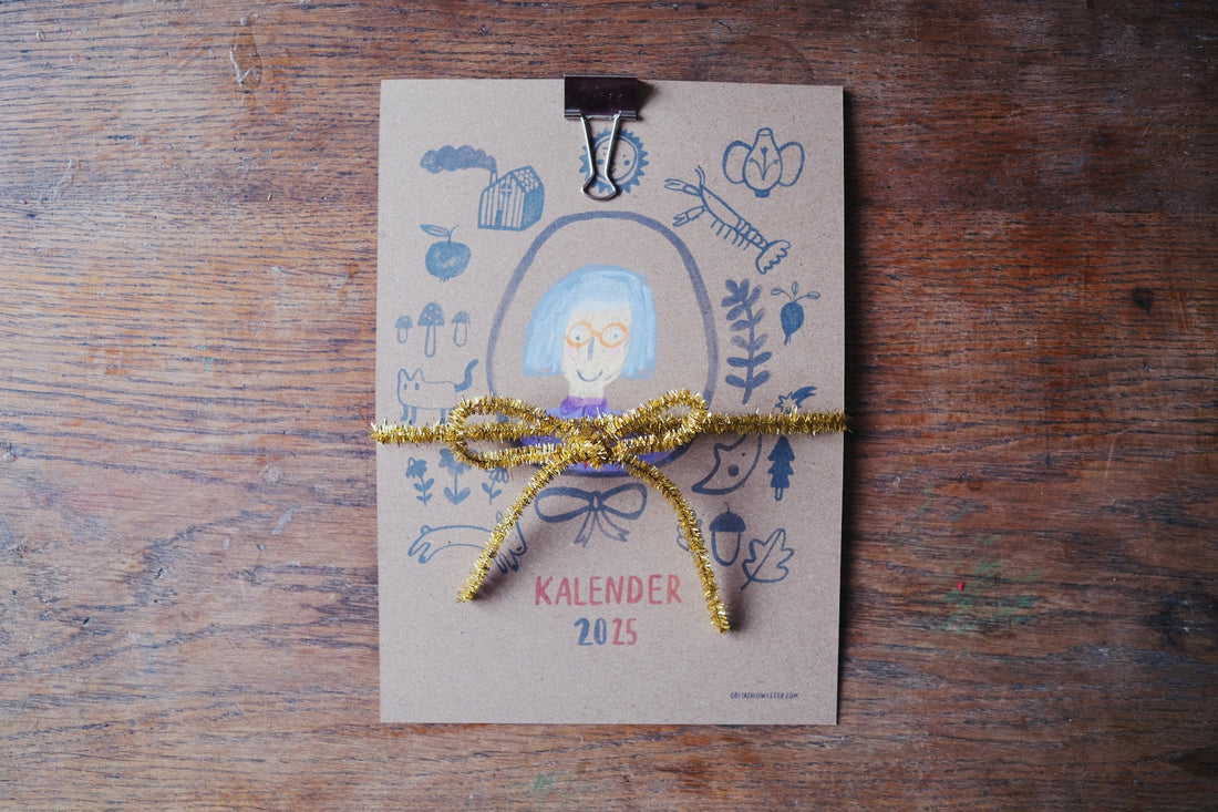 Annual calendar 2025 to design yourself [Download/Printable]