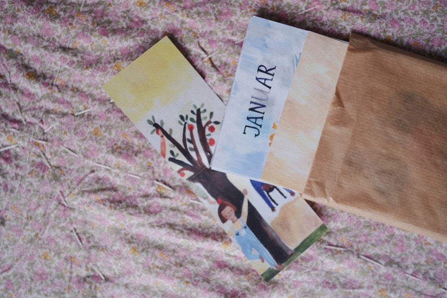 Monatskarten Lila Lämmchen x Gretas Schwester