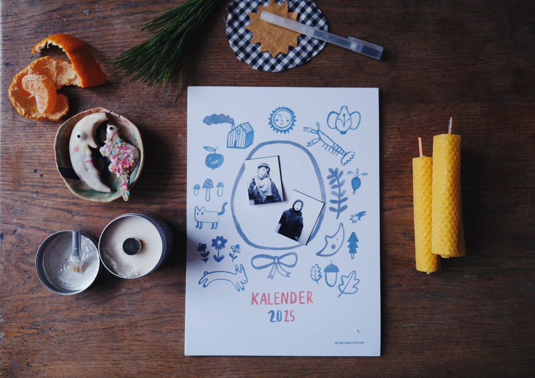 Annual calendar 2025 to design yourself [Download/Printable]