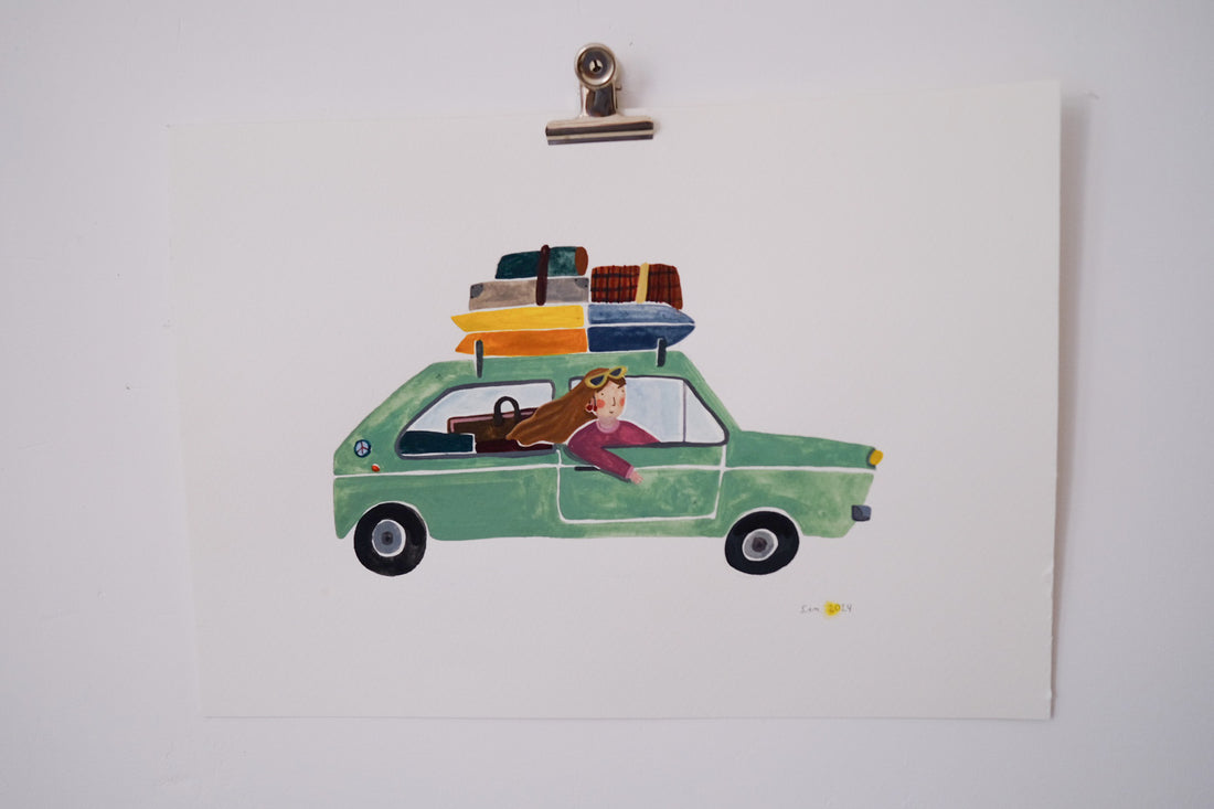 Original illustration Have a great Summer