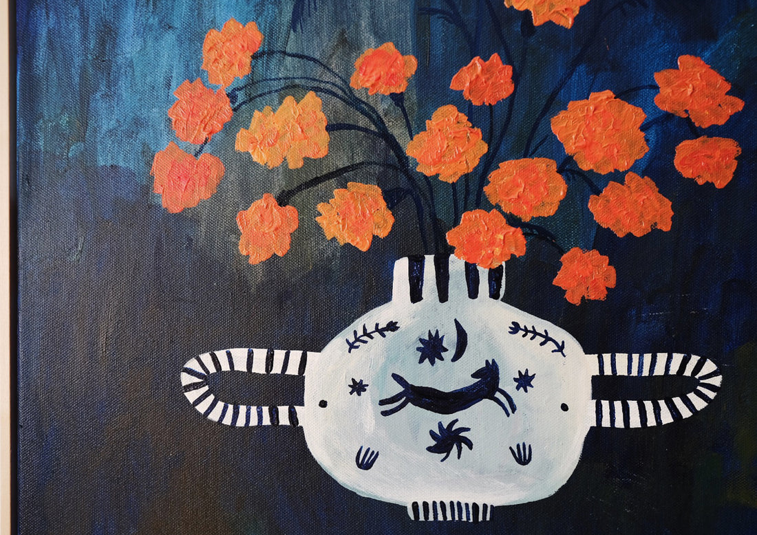 Originalillustration - Lady Marigold