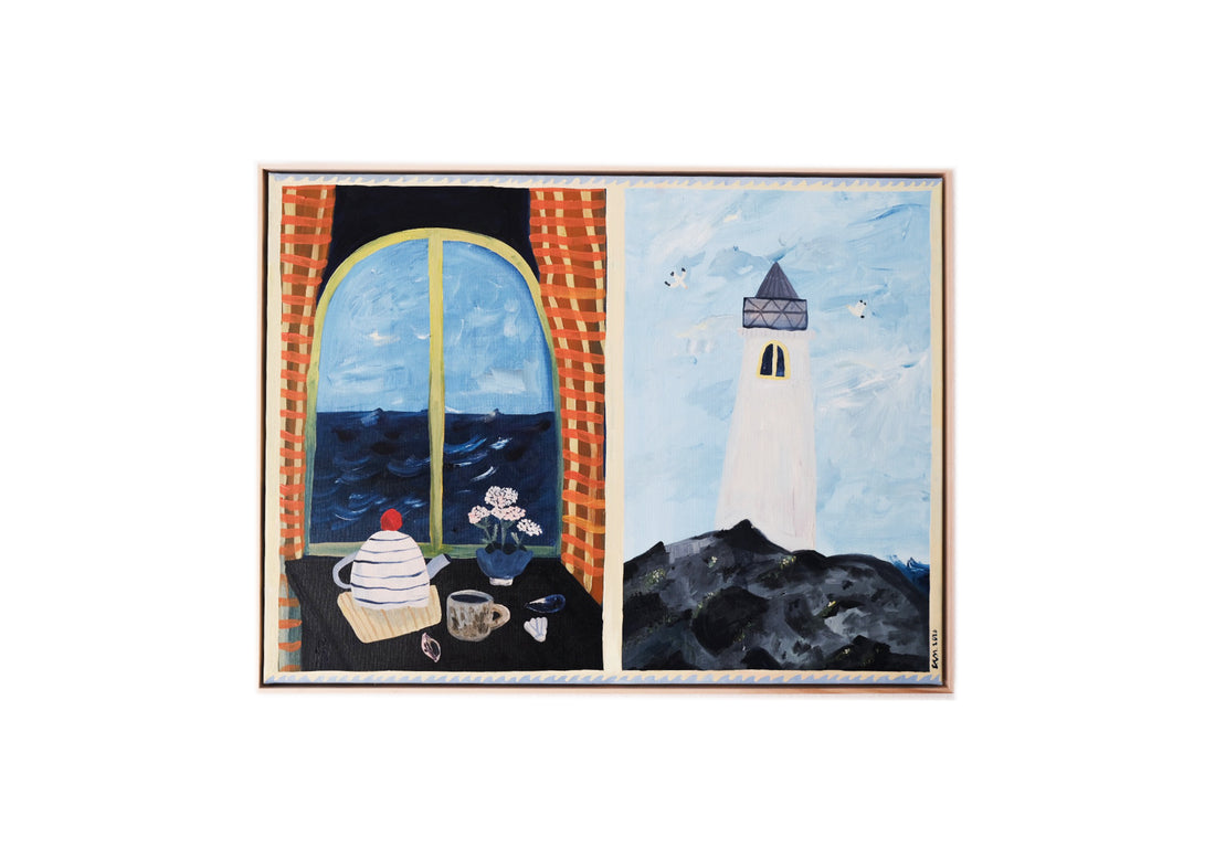 Originalillustration - Lighthouse Morning