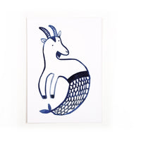 Postcard Zodiac Sign Capricorn