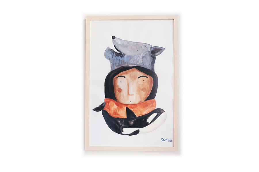 Originalillustration - Alles ist eins - Winnie