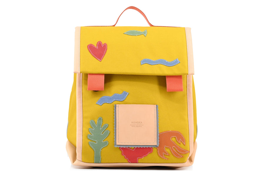 Hänska x Gretas Schwester Schultasche Bright Mustard