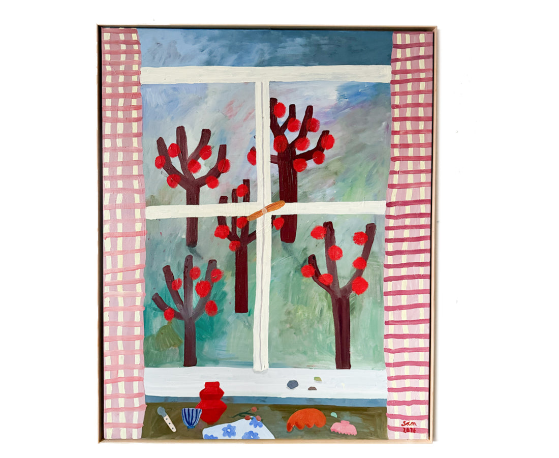 Originalillustration - No Bees No Apple Harvest