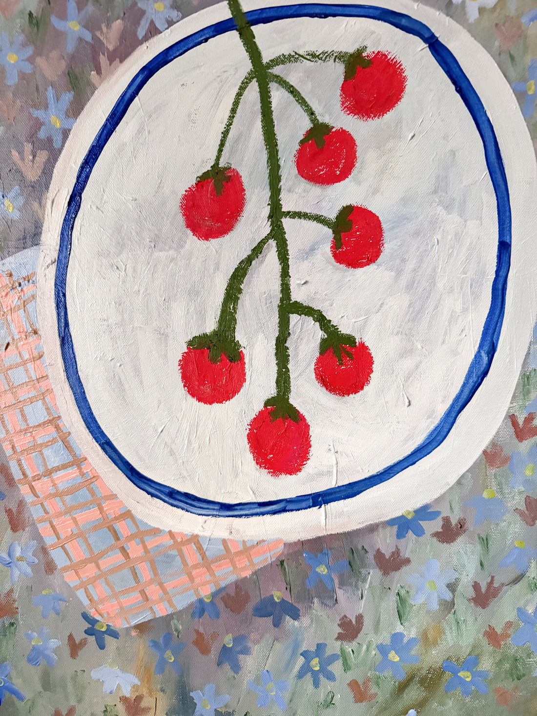 Originalillustration - No Bees No Tomatos