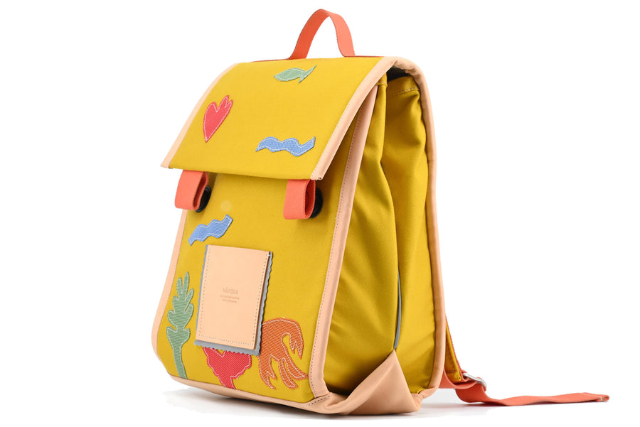 Hänska x Gretas Schwester Schultasche Bright Mustard