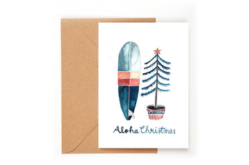 Folding Card Aloha Christmas