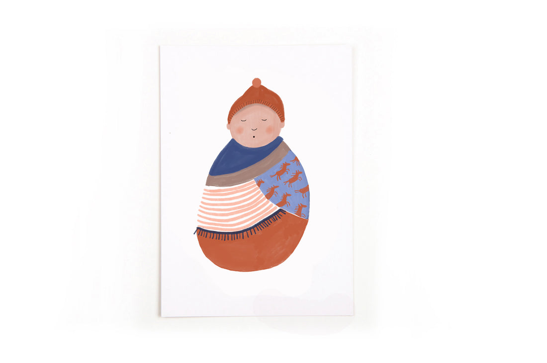 Postkarte Baby