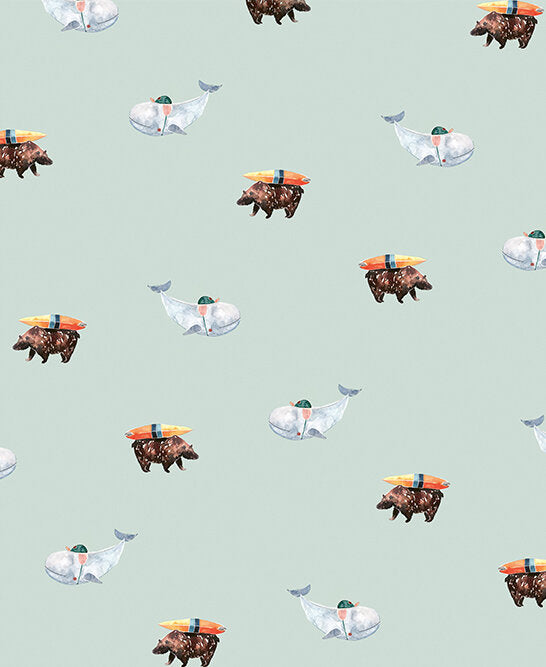 3 Sheets of Wrapping Paper Baby