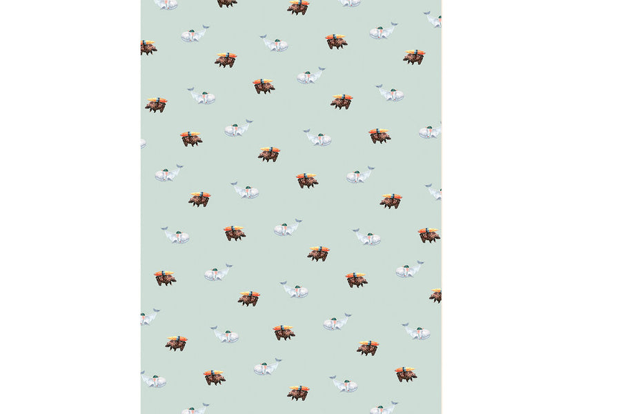 3 Sheets of Wrapping Paper Baby