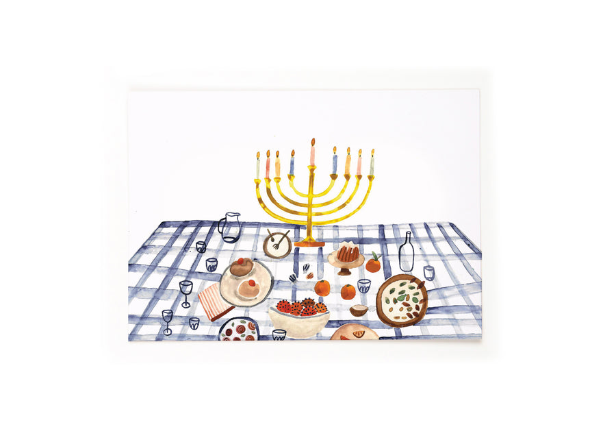 Postcard Hanukkah
