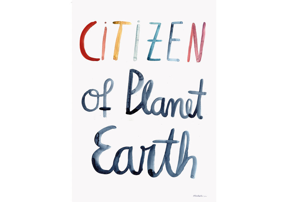Poster Citizen of Planet Earth