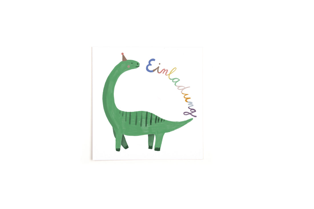 Invitation Card Dinosaur