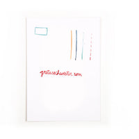 Postkarte Vier