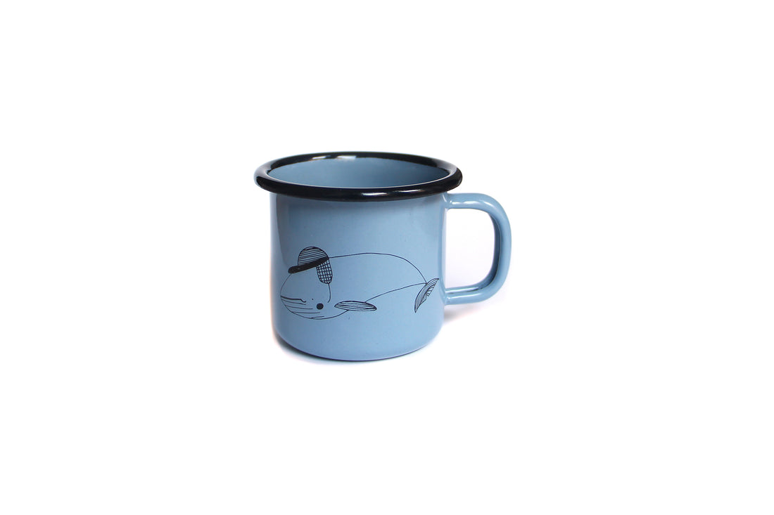 Enamel Mug Kids Baby Whale