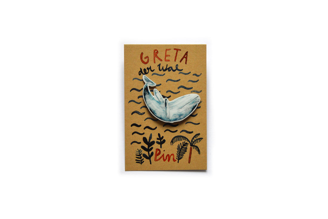 Pin Greta the Whale 