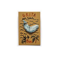 Pin Greta the Whale 