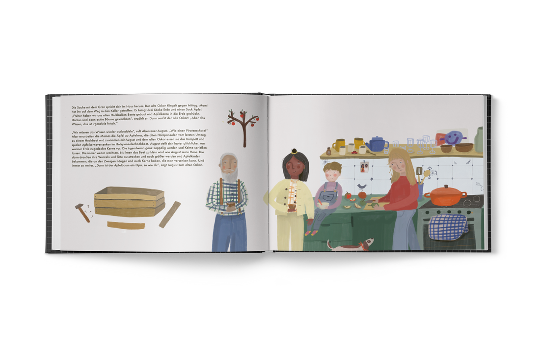 August und die grüne Stadt - Kinderbuch