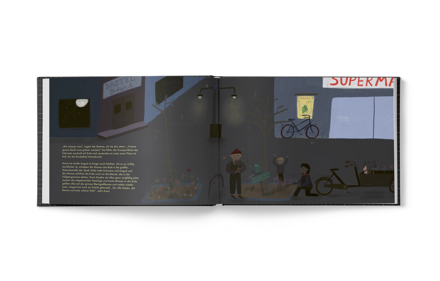 August und die grüne Stadt - Kinderbuch